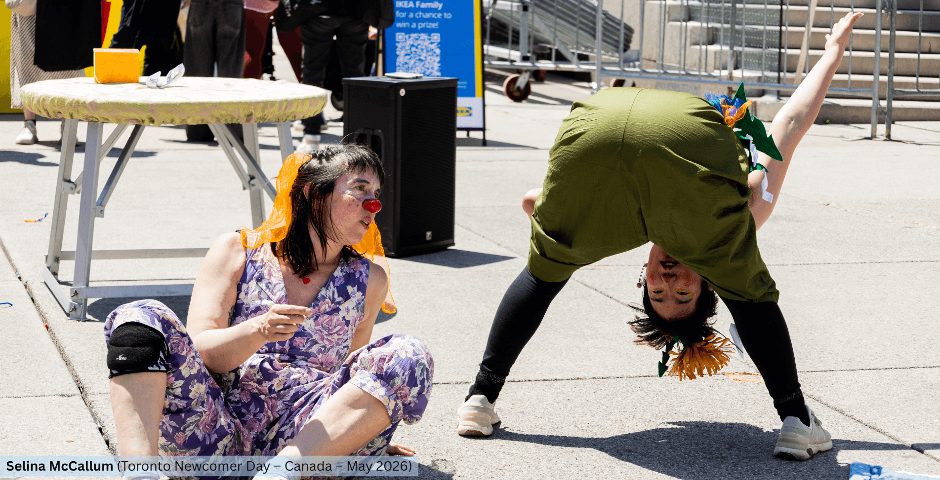 Nomad Clown Caravan | NCC | Alireza Keymanesh | Toronto | Nathan Phillips Square | Toronto Newcomer Day