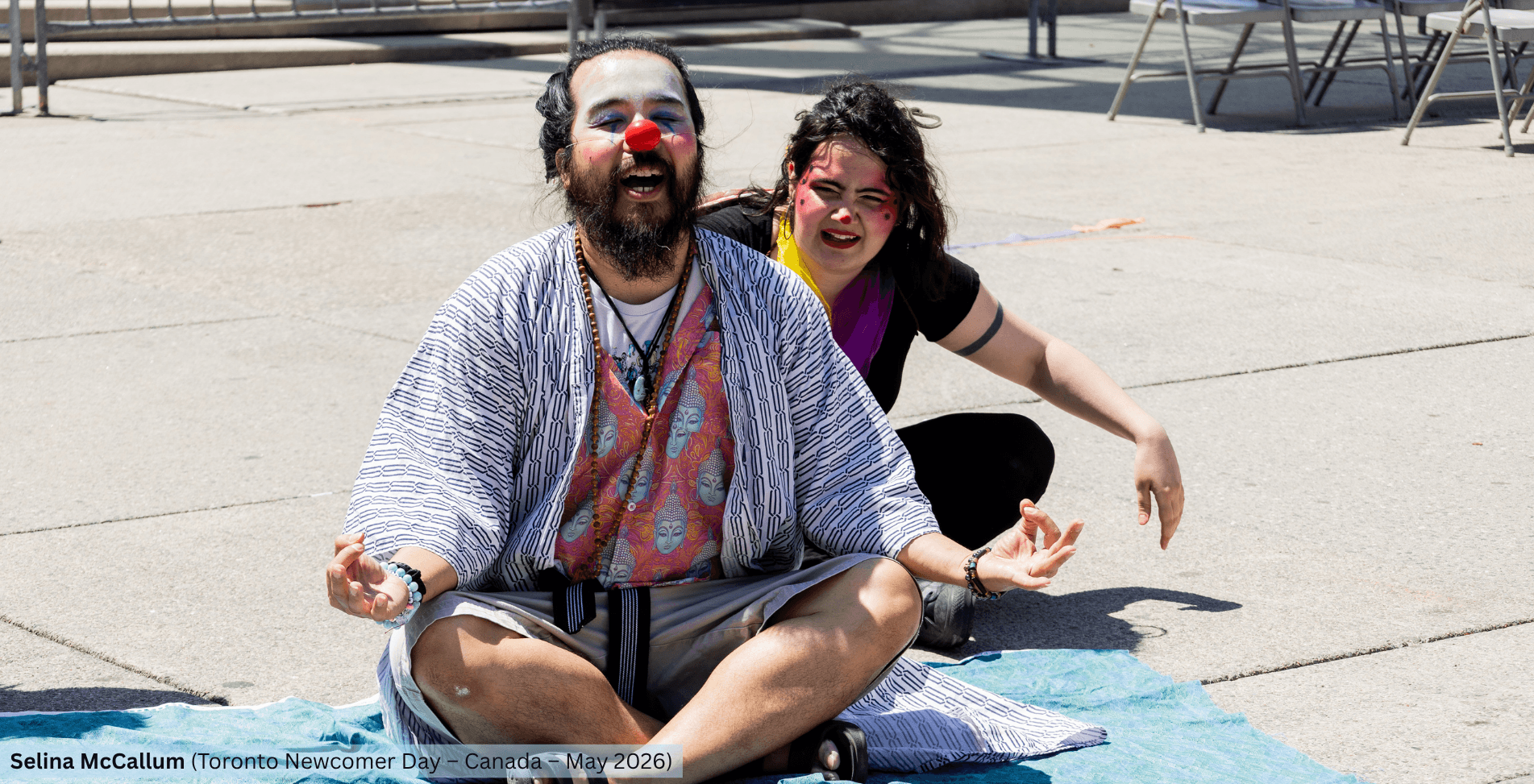 Nomad Clown Caravan | NCC | Alireza Keymanesh | Toronto | Nathan Phillips Square | Toronto Newcomer Day