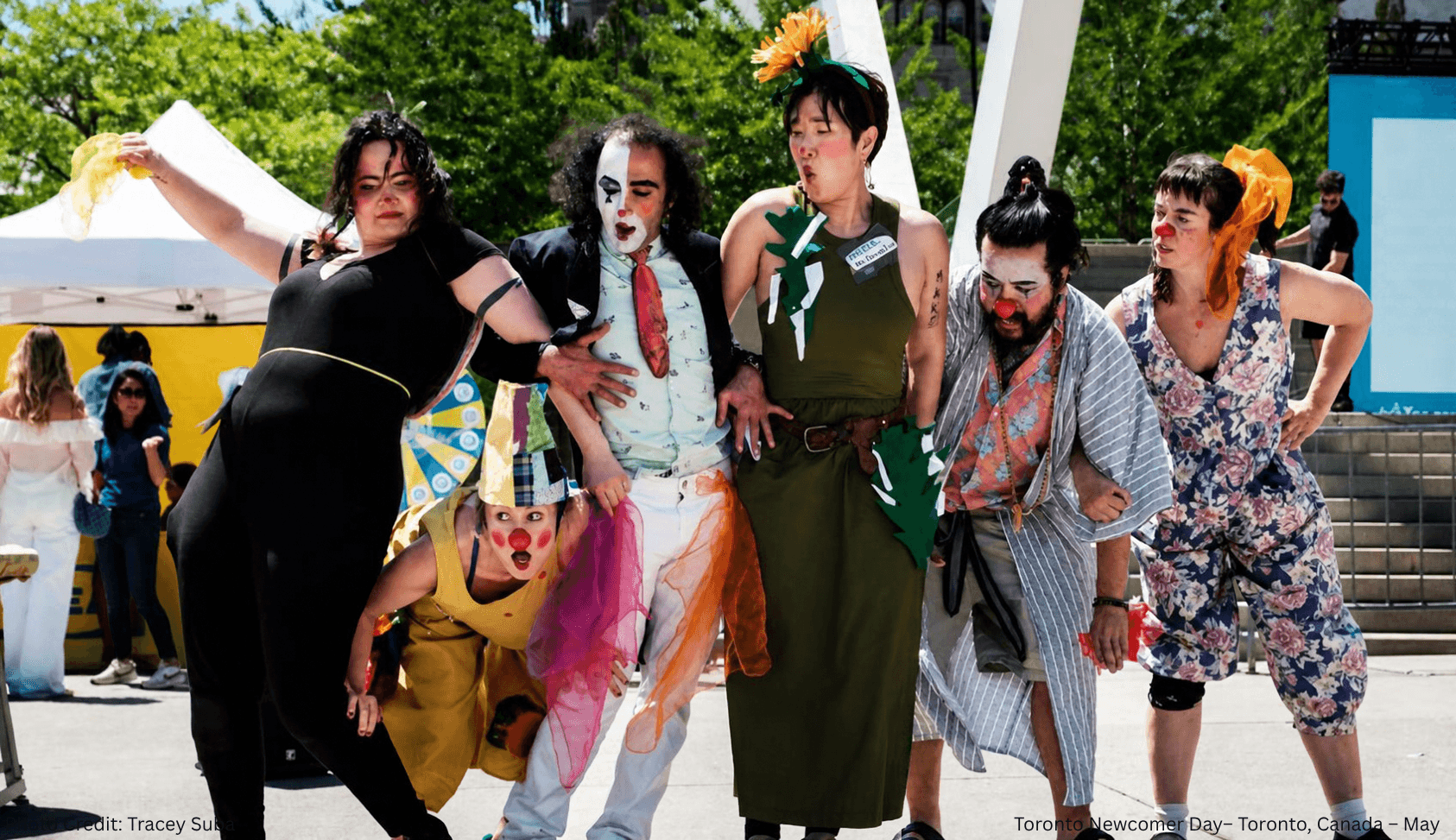 Nomad Clown Caravan | NCC | Alireza Keymanesh | Toronto | Nathan Phillips Square | Toronto Newcomer Day