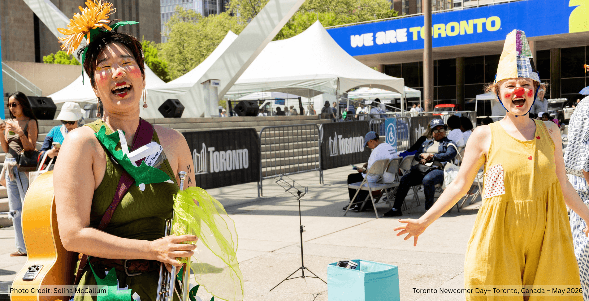 Nomad Clown Caravan | NCC | Alireza Keymanesh | Toronto | Nathan Phillips Square | Toronto Newcomer Day
