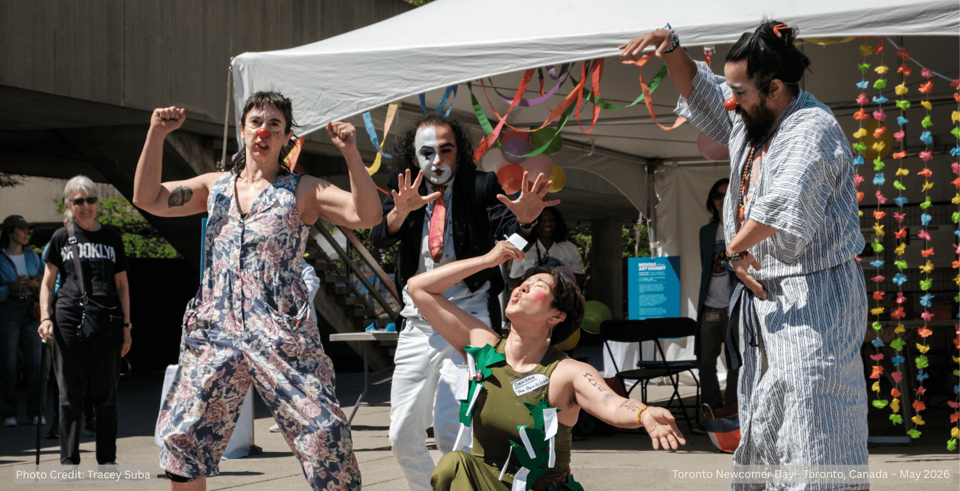 Nomad Clown Caravan | NCC | Alireza Keymanesh | Toronto | Nathan Phillips Square | Toronto Newcomer Day