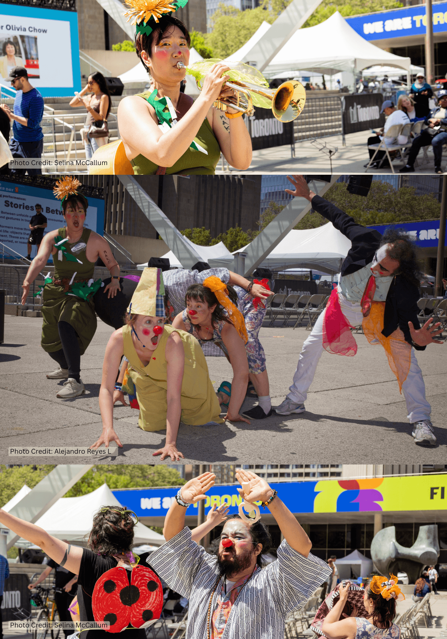 Nomad Clown Caravan | NCC | Alireza Keymanesh | Toronto | Nathan Phillips Square | Toronto Newcomer Day