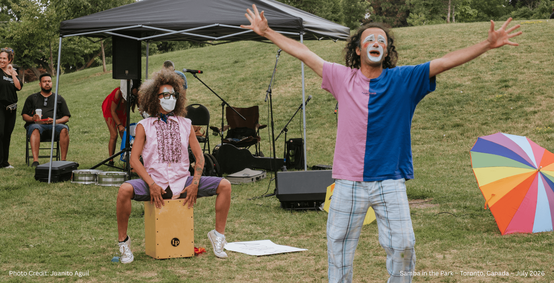 Nomad Clown Caravan | NCC | Alireza Keymanesh | Toronto | Walter Saunders Memorial Park | Samba in the Park