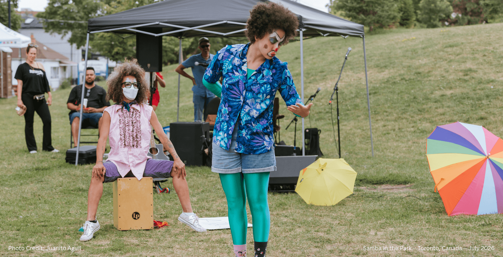 Nomad Clown Caravan | NCC | Alireza Keymanesh | Toronto | Walter Saunders Memorial Park | Samba in the Park