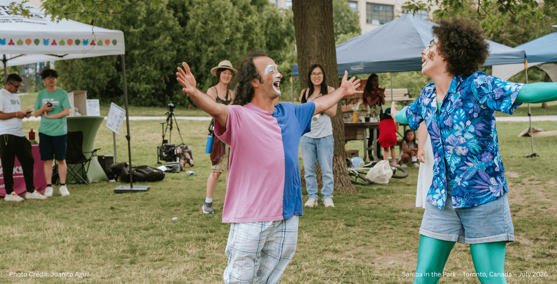 Nomad Clown Caravan | NCC | Alireza Keymanesh | Toronto | Walter Saunders Memorial Park | Samba in the Park