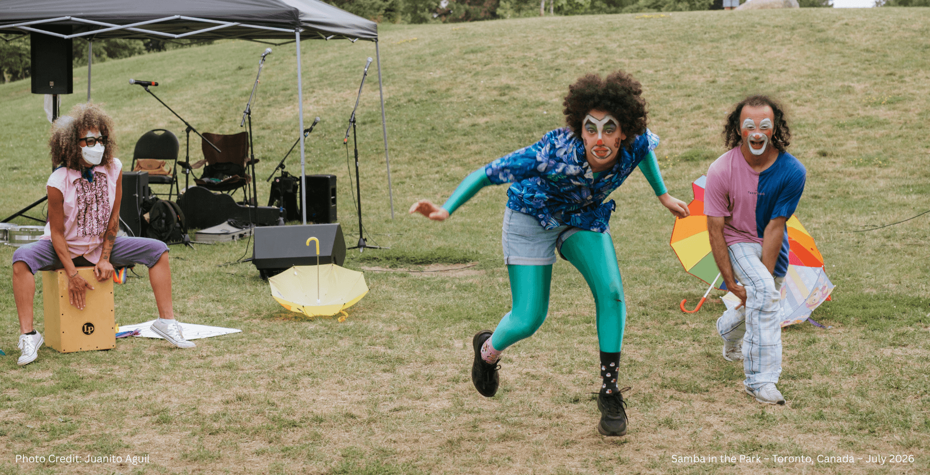 Nomad Clown Caravan | NCC | Alireza Keymanesh | Toronto | Walter Saunders Memorial Park | Samba in the Park